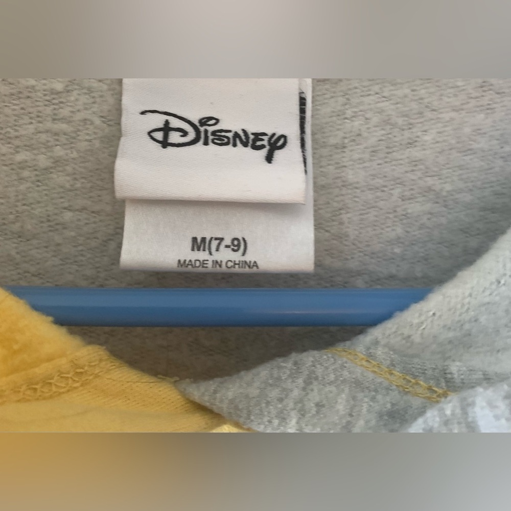 Disney Yellow and Gray Hoodie - Picture 4 of 7